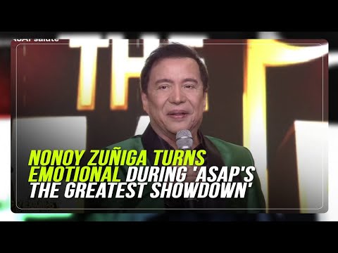 Nonoy Zuñiga turns emotional during 'ASAP's The Greatest Showdown'