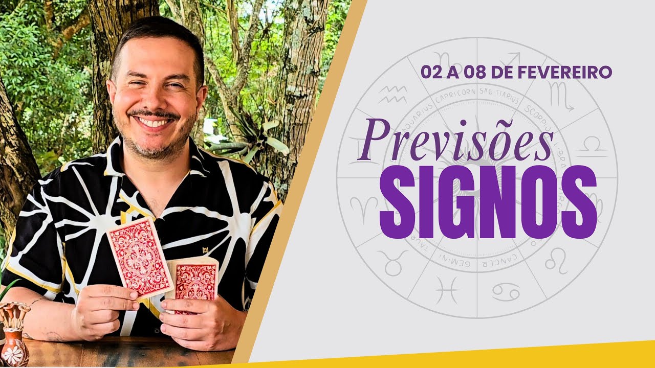 PREVISÕES DOS SIGNOS  - 02 a 08  FEVEREIRO  2025 | André Mantovanni
