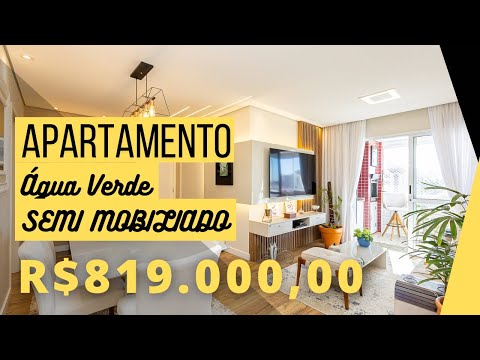 APARTAMENTO NO ÁGUA VERDE COM 3 QUARTOS - R$819.000,00 - CURITIBA/PR