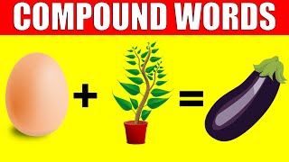 COMPOUND WORDS in English for Kids  |  Learn Compound words for Preschool, Kindergarten