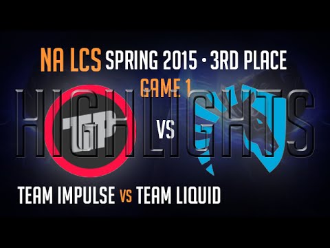 Team Impulse vs Team Liquid Game 1 highlights 3rd Place Playoff - S5 NA LCS Spring 2015 Playoffs   T