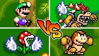 Super Mario Maker 2 - Who has the Highest Jump? (Jump Tier List)