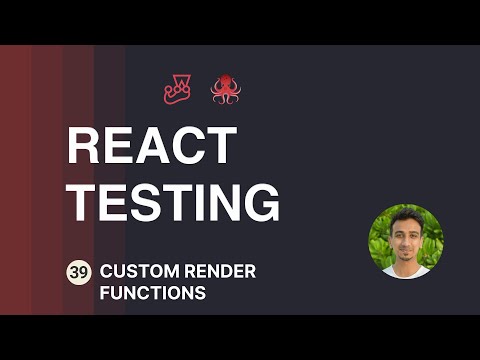 React Testing Tutorial 1 Introduction