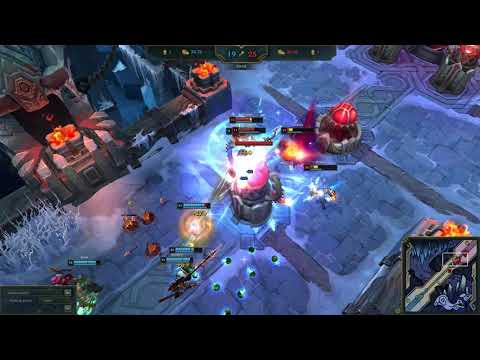 ARAM - LoL -- Lucian/Brand/Amumu/Graves/Hecarim vs Nunu y Willump/Zigss/Nidalee/Lux/Illaoi