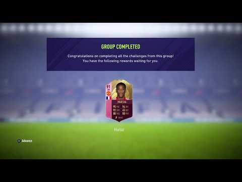 COMPLETING FUTTIES MARTIAL SBC | FIFA 18