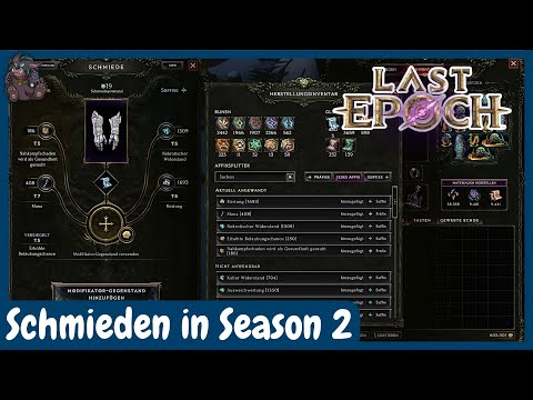 Last Epoch Season 2 Crafting: Alle Möglichkeiten auf einen Blick! | Last Epoch Guide