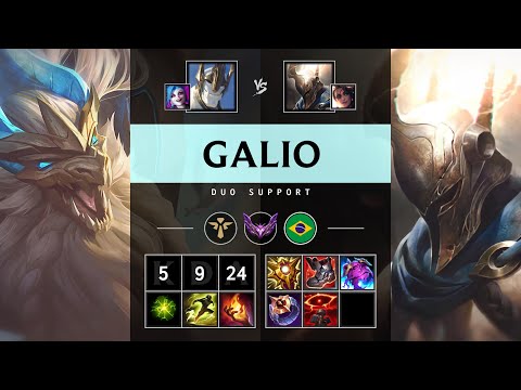 Galio Support vs Pantheon - BR Master Patch 25.19