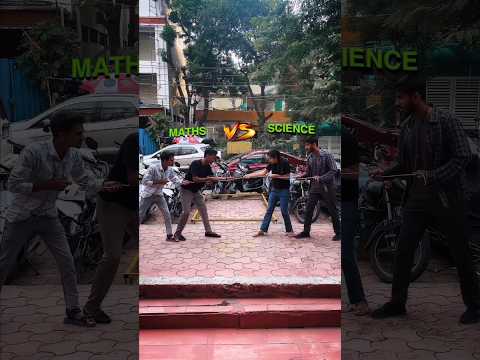 Maths vs Science | Study Any Subject With Magnet Brains 🤩 | Study Tips #shorts #science #maths