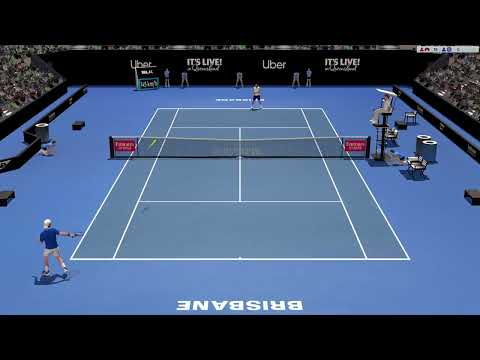 Djokovic vs  Lopez San Martin Full Ace Tennis ATP250 Final Brisbane