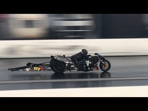 EUROPEAN TOP FUEL BIKE SPEED RECORD 252MPH!!