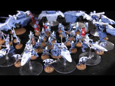 40k Portland Eldar Warhammer Full Army.mpeg