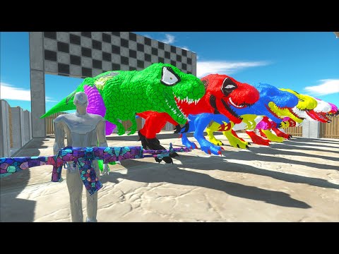 Fps Avatar Team Tyrannosaurus Rex Superman Jurassic World Evolution Animal Revolt Battle Simulator