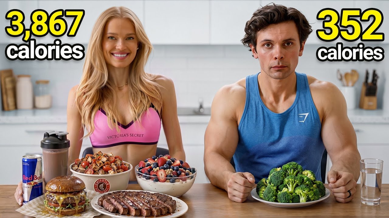 I Swapped Diets With A Victoria's Secret Model - YouTube video featuring the word during the day