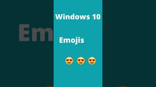 Emojis On Windows #shorts