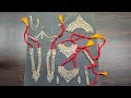 jewellery making at home for Radhaji and  Krishna ji ...(janamastmi special )