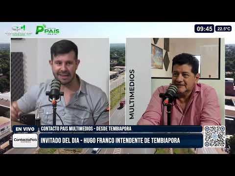 1era parte con Hugo Franco intendente de Tembiapora