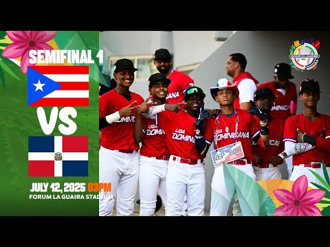 Juego 16 | Puerto Rico🇵🇷 VS República Dominicana🇩🇴 | Serie del Caribe Kids Venezuela 2025🇻🇪