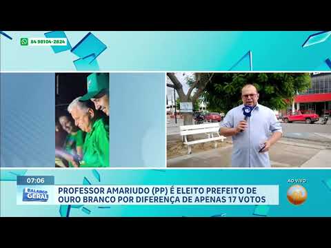 Balanço Geral Manhã RN - 18/5/2026 - As Eleições Suplementares em Itaú e Ouro Branco, no Seridó