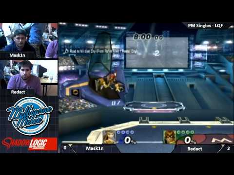 PM Singles CYBYDY - Redact(Marth/Falcon) vs Mask1n(Zelda)