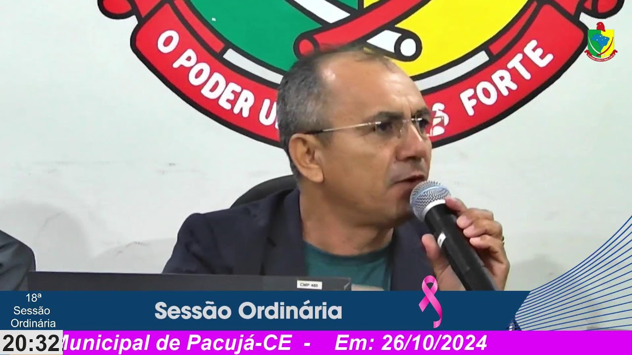 18ª SESSÃO ORDINÁRIA EM 26 DE OUTUBRO DE 2024