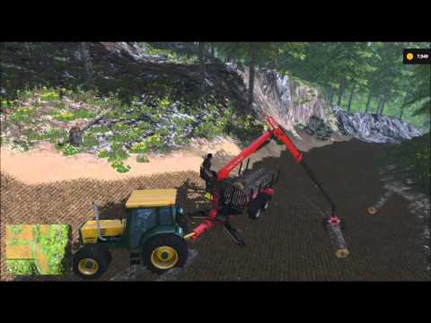 Farming Simulator 15 | Logging challenges and $10 horses | Multiplayer logging part 3