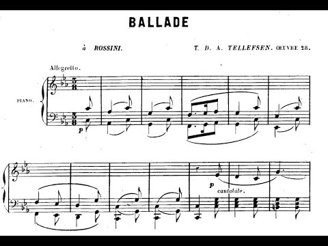 Thomas Tellefsen – Ballade, Op. 28 (Score)