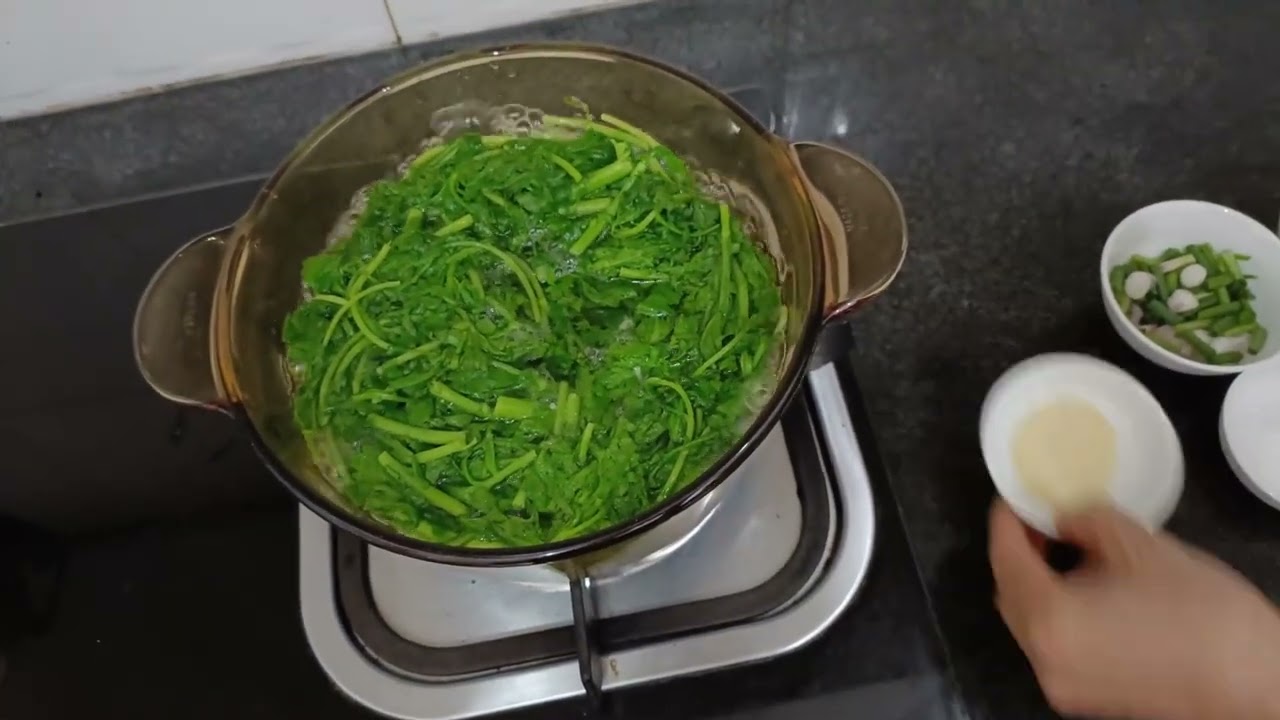 Cách Nấu Canh Cải Cúc