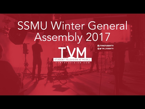 SSMU Winter General Assembly 2017