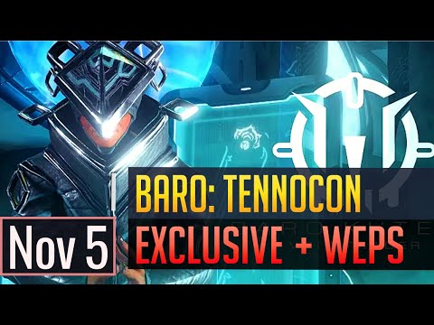 Warframe | BARO KI'TEER: TENNOCON ARMOR + WEAPONS! - Nov 5th (PC) (CONSOLE IN PINNED)