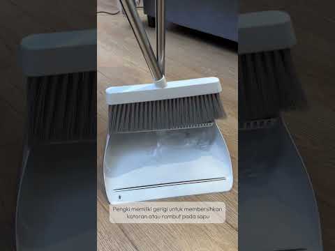 Gambar Proclean Set Sapu & Pengki Dengan Sisir Tarik - Putih