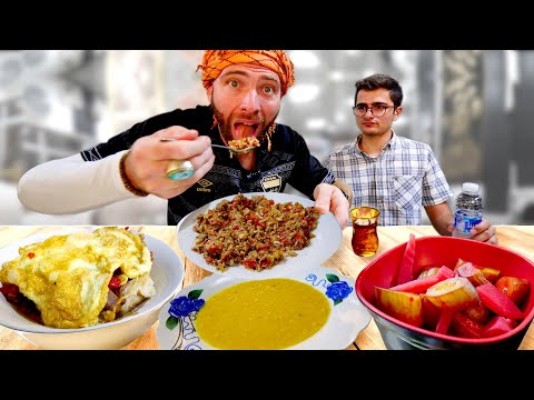 MASSIVE Iraqi BREAKFAST FOOD MOUNTAIN Street Food and ANCIENT CITY TOUR BAGHDAD IRAQ