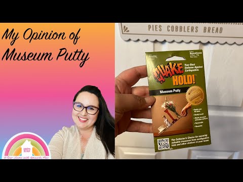 Museum Putty Quake Hold for Securing Items to the Walls and Shelves: Review Video with Amanda Mae