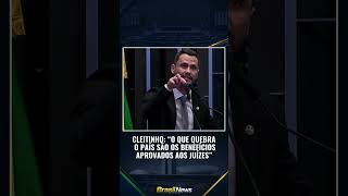 Cleitinho: "O que quebra o país é os benefícios dados aos juízes"