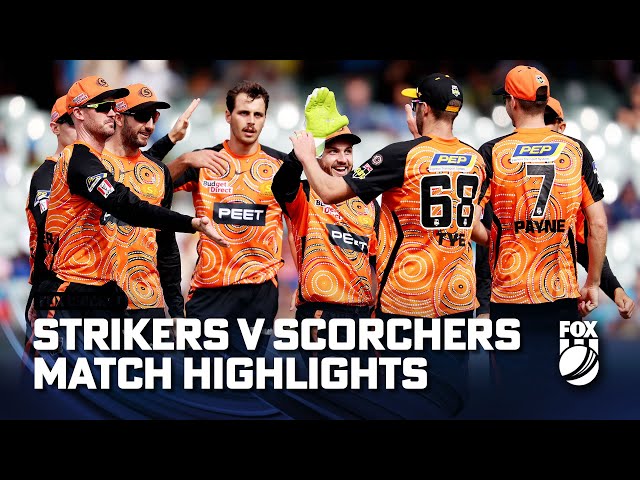 Adelaide Strikers vs Perth Scorchers – Match Highlights | 20/01/23 | Fox Cricket Adelaide Strikers vs Perth Scorchers – Match Highlights | 20/01/23 | Fox Cricket