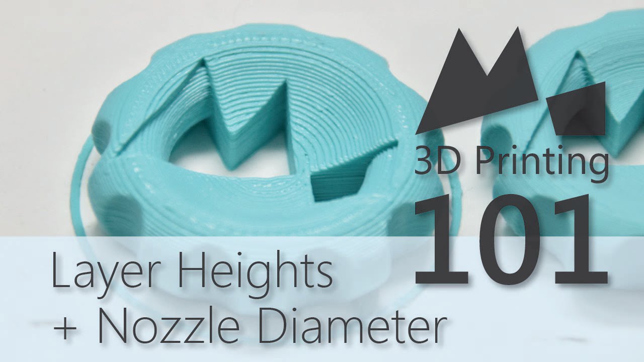 What is Layer Height and Nozzle Diameter? - 3D Printing 101