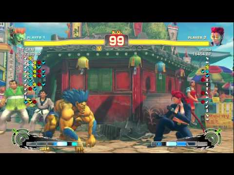 SSF4: T SRAI (Blanka) VS Uryo (Viper)