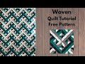 Woven | 3-Dimensional Quilt | Free Quilt Pattern | Quilt Tutorial | AccuQuilt