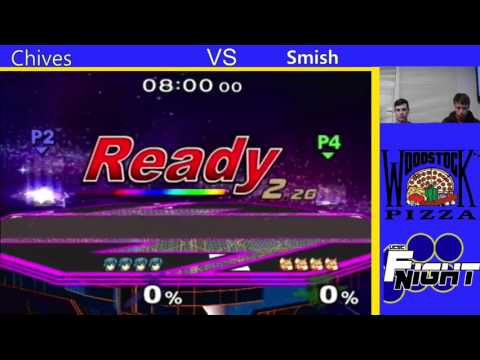Melee: Chives (Marth) vs Smish (Fox) - Fight Night #28
