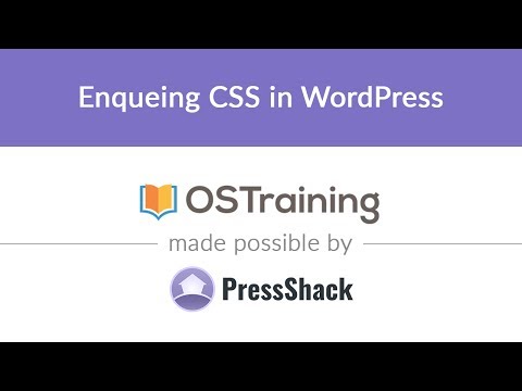 WordPress Development Lesson 32 Enqueing CSS in WordPress