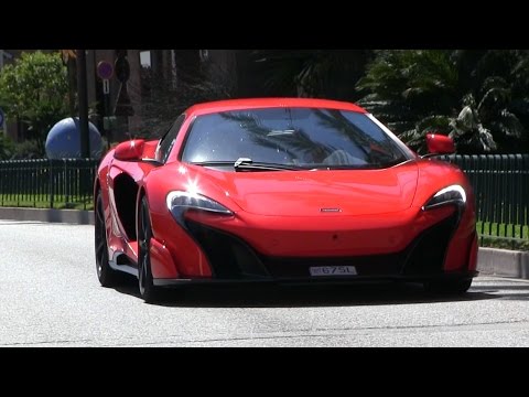 RED McLaren 675LT in Monaco | LOVELY SOUND!