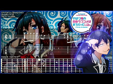 [TAB/TUTORIAL] YUKITOKI - Oregairu - TAB - YouTube
