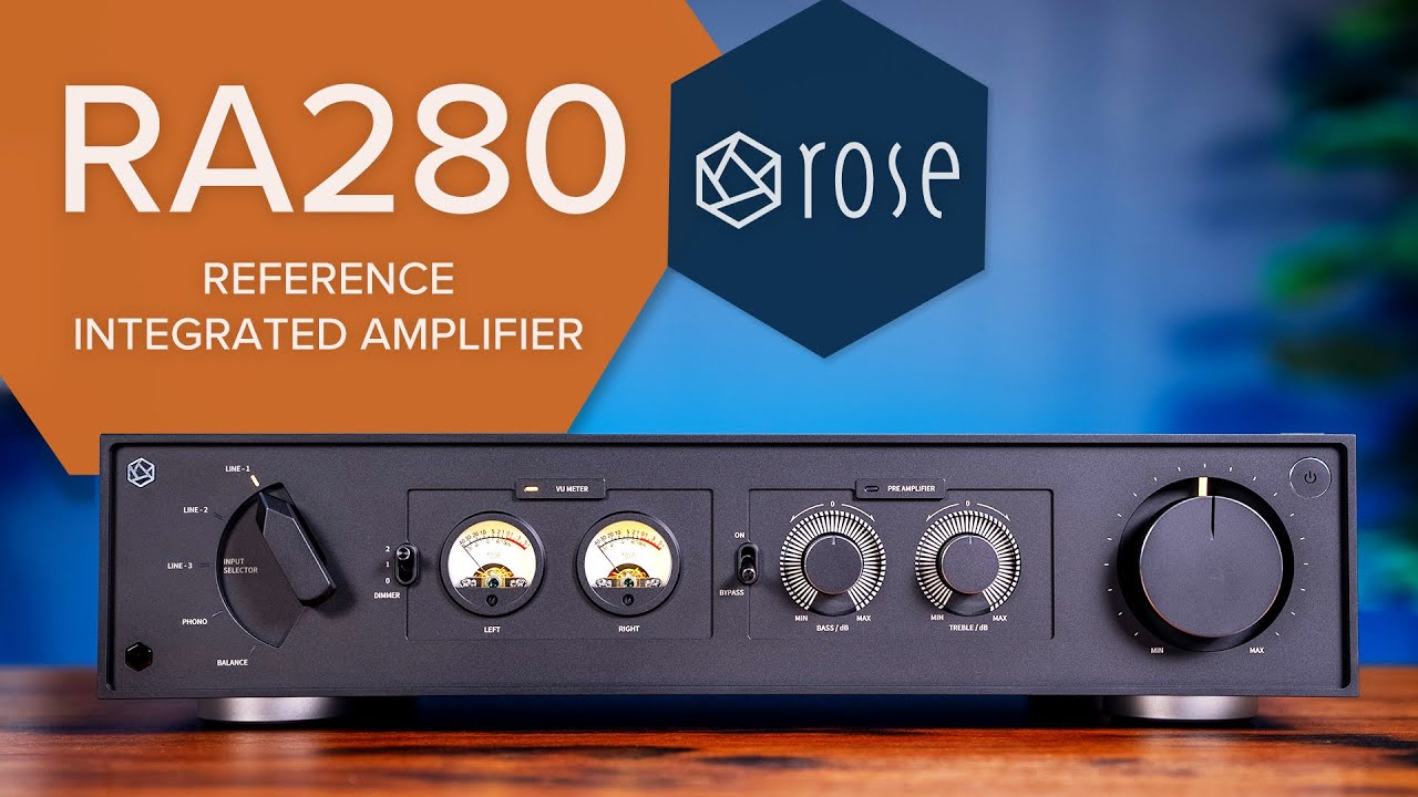 HiFi Rose RA280 Integrated Amplifier: Class AD w/ Next-Generation GaN FET Technology