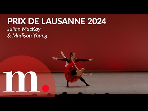 Enjoy ballet excellence at the 2024 Prix de Lausanne with Julian Mackay and Madison Young