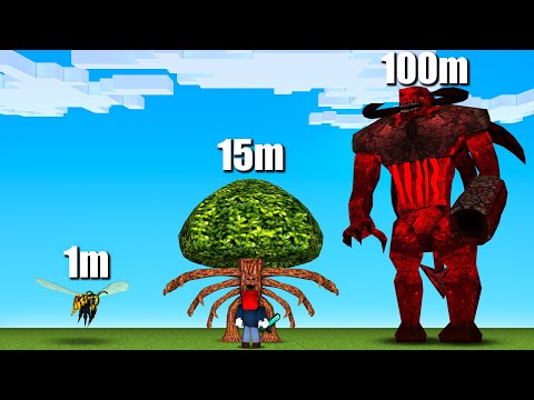 The 9 BIGGEST MOBS in Minecraft!