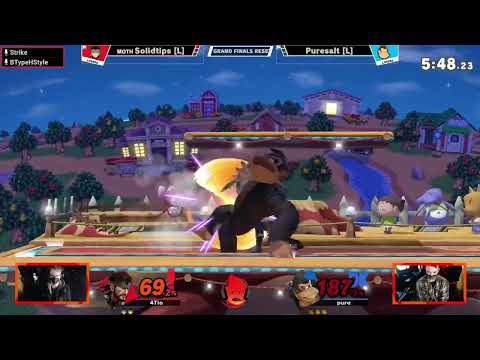 Solidtips (Snake) vs Puresalt (Donkey Kong) - PK Fireup #37 True Finals