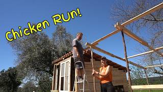We might have overdone it with our chicken coop and run...