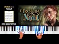 Treasure Of Nadia Overworld Theme MEDIUM Piano Tutorial