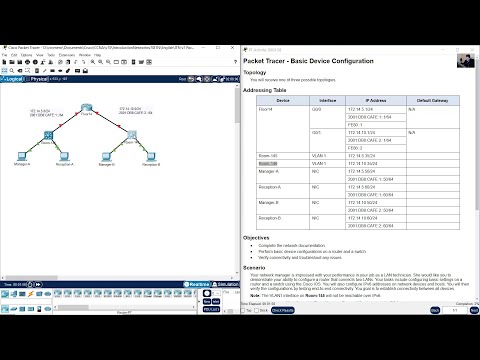 10.4.3 Packet Tracer - Basic Device Configuration