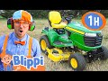 Blippi Learns About Lawn Mowers Blippi Full Episodes Blippi Toys Educational Videos For Kids