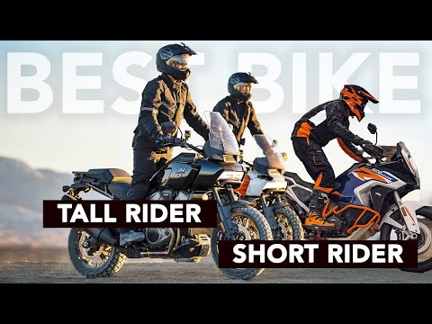 The BEST Motorcycles for Taller Riders and Shorter Riders